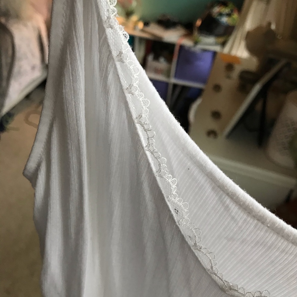 White tank top